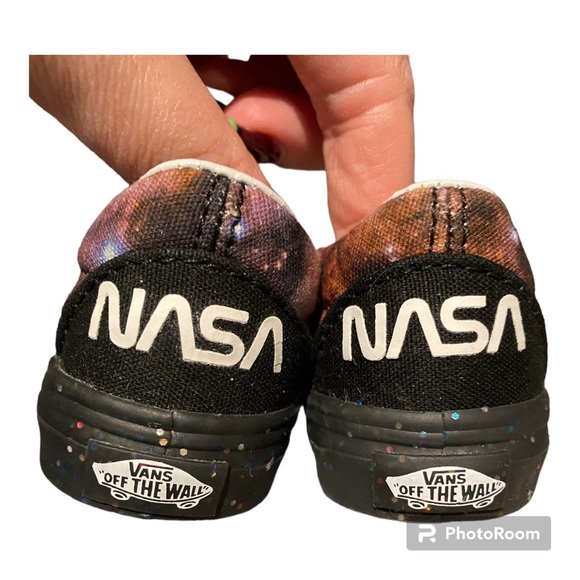 New - VANS NASA SPACE VOYAGER SHOES US TODDLER 4.5 CANVAS SLIP-ON SHOES - Picture 3 of 5